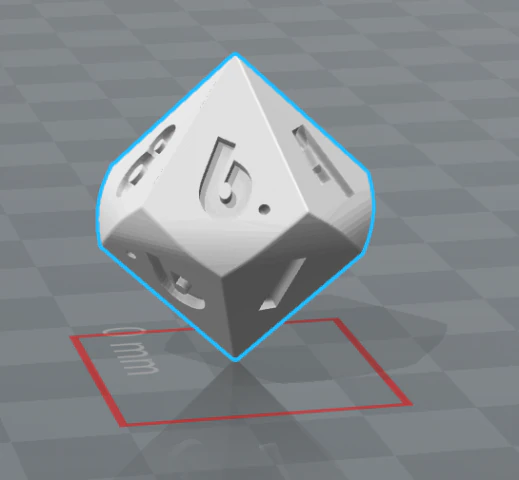 dices 4 faces 10 faces 20 faces 3D Print Model .c4d .max .obj .3ds .fbx .stl .blend 