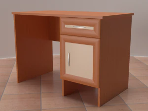 shelving desk wardrobe 3D Model
