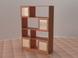 shelving desk wardrobe Modèle 3D