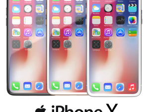 iphone x 3Dモデル