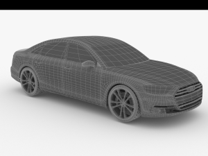 audi a8 2019 Model 3D