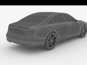 audi a8 2019 Model 3D