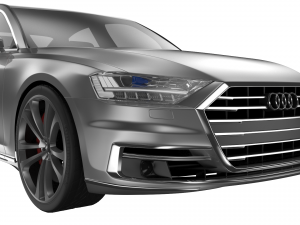 audi a8 2019 Model 3D