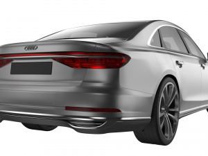 audi a8 2019 Model 3D
