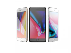 iphone 8 and iphone 8 plus collection 3D Model