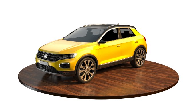 volkswagen t-roc 2018 3D 모델 .c4d .max .obj .3ds .fbx .stl .blend 