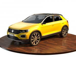 volkswagen t-roc 2018 3D Model