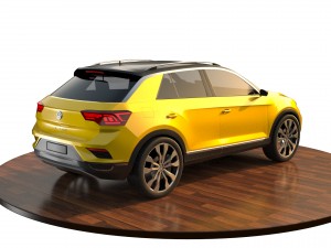 volkswagen t-roc 2018 3D 모델