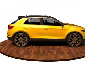 volkswagen t-roc 2018 3D 모델