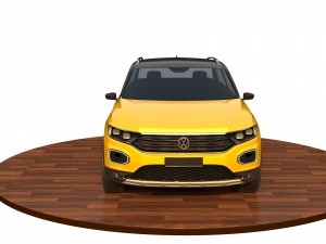 volkswagen t-roc 2018 3D 모델