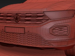 volkswagen t-roc 2018 3D 모델