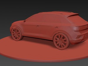 volkswagen t-roc 2018 3D 모델
