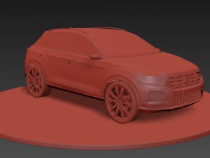 volkswagen t-roc 2018 3D 모델