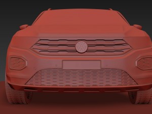 volkswagen t-roc 2018 3D 모델