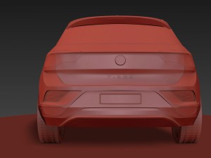 volkswagen t-roc 2018 3D 모델
