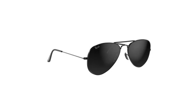 ray ban aviator 7 colors 3D Model .c4d .max .obj .3ds .fbx .stl .blend
