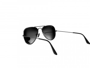 ray ban aviator 7 colors Model 3D