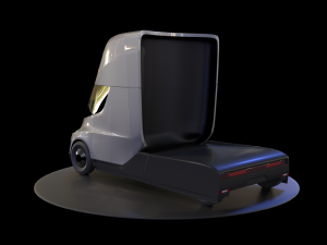 tesla semi truck 3D मॉडल