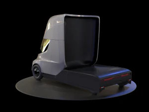 tesla semi truck 3D Model