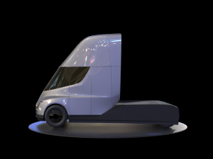 tesla semi truck 3D मॉडल
