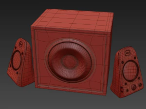 logitech z623 3D Modell