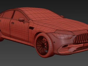 mercedes amg gt 2019 3D Model