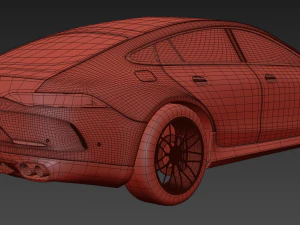 mercedes amg gt 2019 3D Model