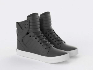 supra skytop 1 shoes 3D Model