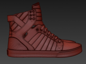 supra skytop 1 shoes 3D-Modell