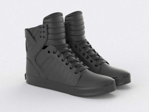 supra skytop 1 shoes 3D Modell in Kleidung 3DExport