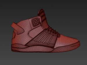 supra skytop 3 shoes Modelo 3D