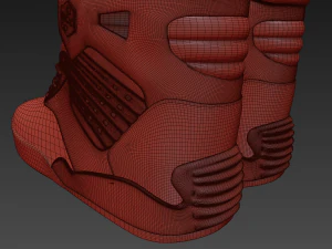 supra skytop 4 shoes 3D Model