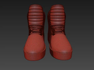 supra skytop 4 shoes 3D Model