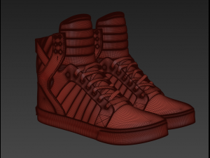 supra skytop shoes collection 3D Modell in Kleidung 3DExport
