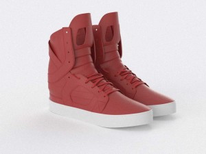 supra skytop shoes collection 3D Modell in Kleidung 3DExport