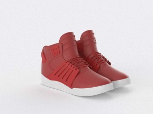 supra skytop shoes collection 3D Modell in Kleidung 3DExport