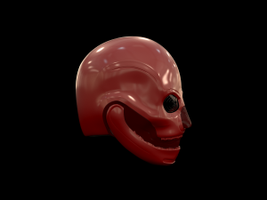 skull helmet 3D 模型