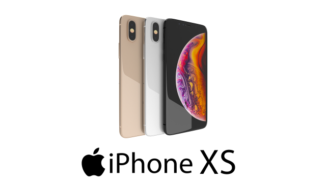 iphone xs 3Dモデル .c4d .max .obj .3ds .fbx .stl .blend 
