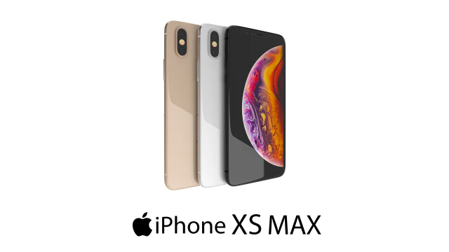iphone xs max 3D Model .c4d .max .obj .3ds .fbx .stl .blend 
