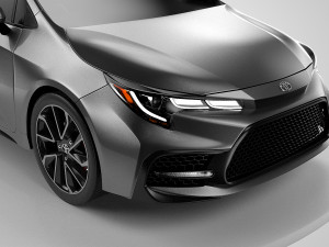 toyota corolla 2020 3D Model