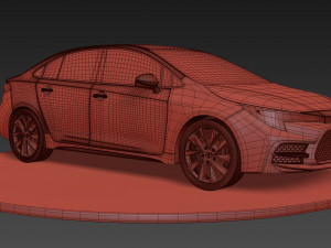 toyota corolla 2020 3D Model