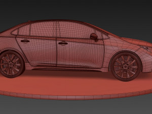 toyota corolla 2020 3D Model