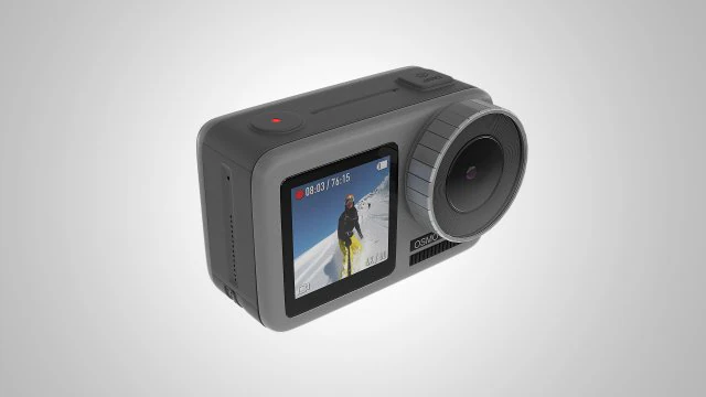 dji osmo action 3D Model .c4d .max .obj .3ds .fbx .stl .blend 