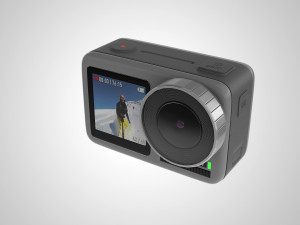dji osmo action Modelo 3D
