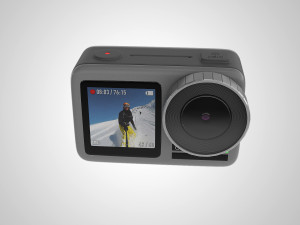 dji osmo action Modelo 3D