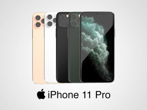 iphone 11 pro 3Dモデル