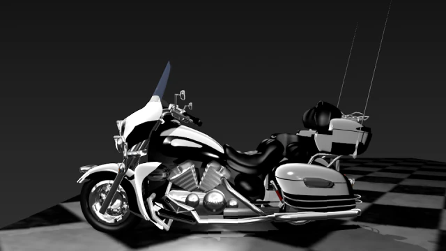 motocicleta Modelo 3D .c4d .max .obj .3ds .fbx .stl .blend 