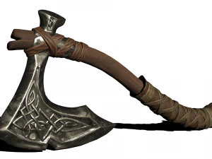 ascia stilizzata Modello 3D