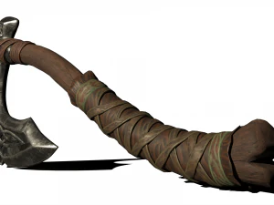 stylized axe 3D Model
