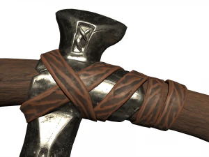 stylized axe 3D Model